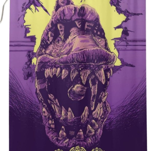 Beetlejuice- Sandworm Shower Curtain - Picture 2 of 4